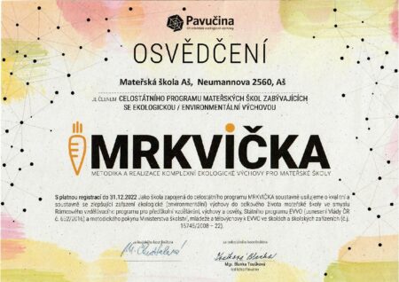 Malý rádce kvalitní ekologické výchovy pro mateřské školy
